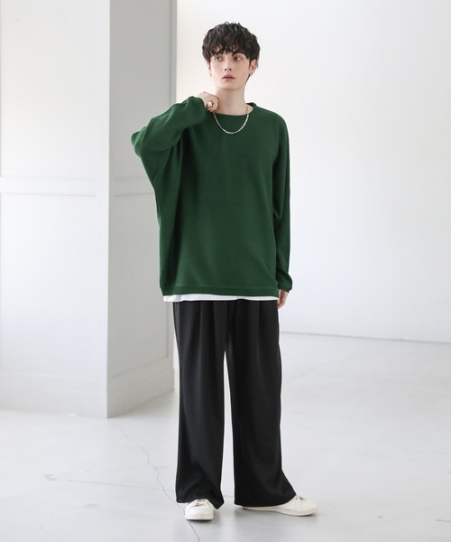 セール】12ゲージミラノリブ ドルマンニット（ニット/セーター