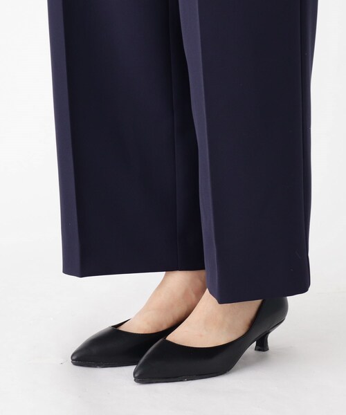 OPAQUE.CLIP(オペークドットクリップ)の「◆CARREMANストレッチワイドパンツ(スーツパンツ・レディース・ブラック/ネイビー/ライトベージュ・40/38/36/34/01/02/03/42)」の20枚目の写真