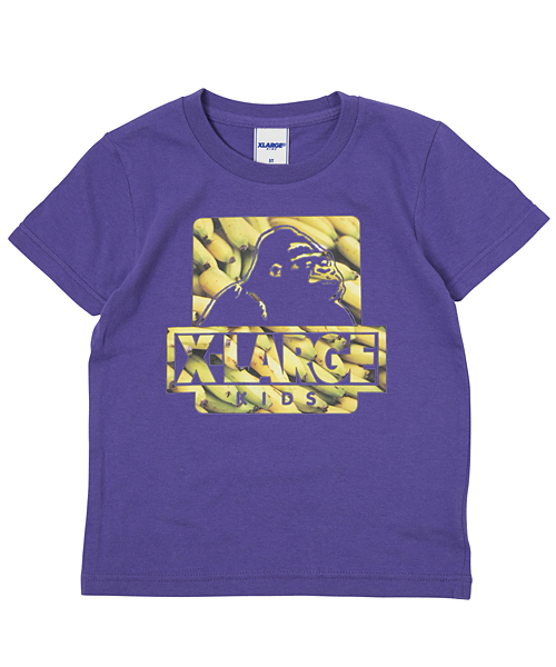 XLARGE KIDS（エクストララージキッズ）の「S/S TEE "BANANA PICTURES"（Tシャツ/カットソー・キッズ・パープル/グリーン/ブラック・4T/8T/5T/6T/2T/7T）」の3枚目の写真