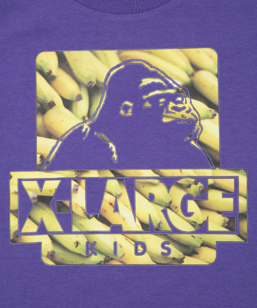XLARGE KIDS（エクストララージキッズ）の「S/S TEE "BANANA PICTURES"（Tシャツ/カットソー・キッズ・パープル/グリーン/ブラック・4T/8T/5T/6T/2T/7T）」の5枚目の写真