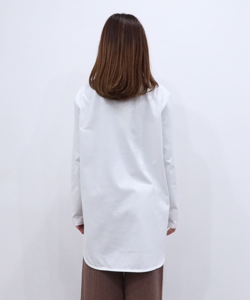 Riberry（リベリー）の「ラウンドヘム ロンT（Tシャツ/カットソー・レディース・ブラック/オフホワイト・MEDIUM）」の16枚目の写真