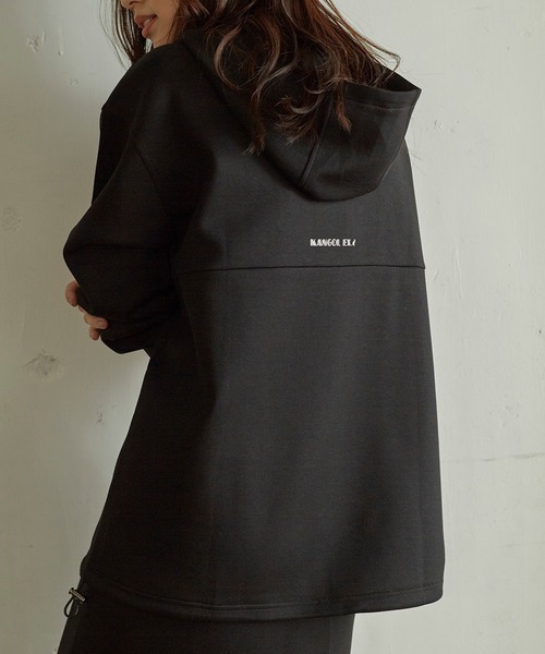 KANGOL EXTRA COMFORT（カンゴールエクストラコンフォート）の「アノラックパーカー（パーカー・レディース・ブラック/チャコールグレー/モカ/オレンジ・M/LL/L）」の11枚目の写真