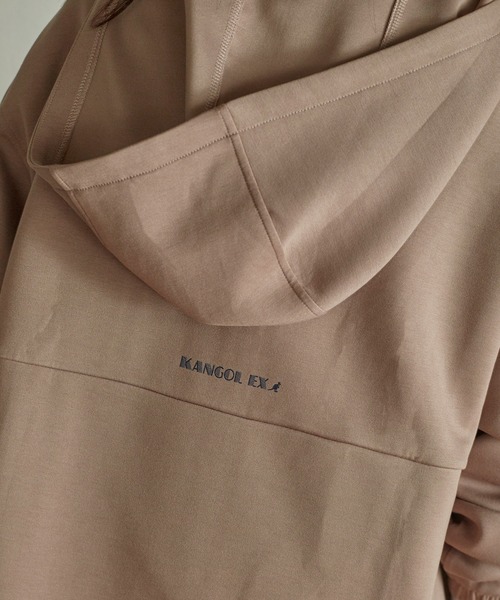 KANGOL EXTRA COMFORT（カンゴールエクストラコンフォート）の「アノラックパーカー（パーカー・レディース・ブラック/チャコールグレー/モカ/オレンジ・M/LL/L）」の13枚目の写真