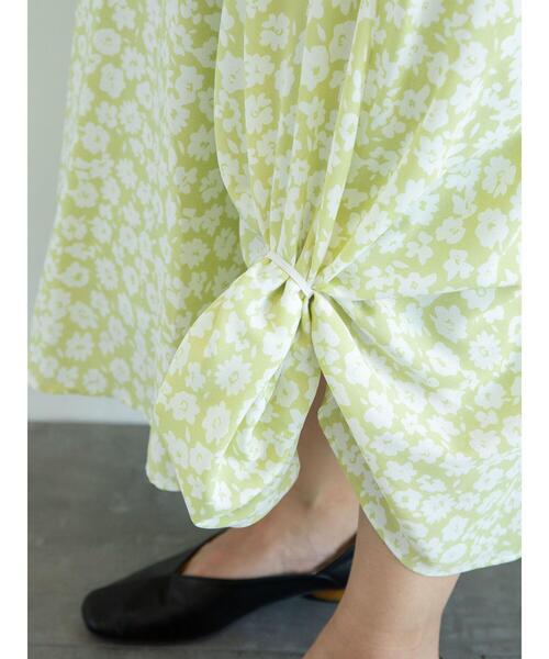 Green　Parks（グリーンパークス）の「<裾ゴム付>花柄マーメイドスカート＊（スカート・レディース・ライム/その他12/ダークネイビー・FREE）」の22枚目の写真