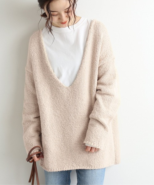 IENA - IENA イエナ ロービングコットンVネックプルオーバー IENA（イエナ）の「ロービングコットンVネックプルオーバー