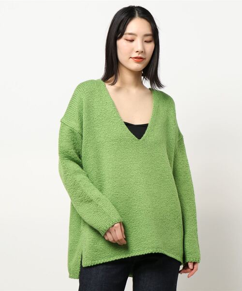 IENA - IENA イエナ ロービングコットンVネックプルオーバー IENA（イエナ）の「ロービングコットンVネックプルオーバー