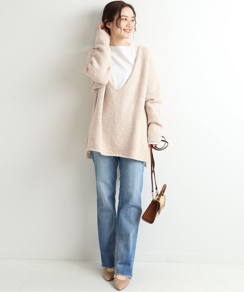 IENA - IENA イエナ ロービングコットンVネックプルオーバー IENA（イエナ）の「ロービングコットンVネックプルオーバー