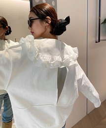 SHEER flow | 【インフルエンサー yukariプロデュースアイテム】バックオープンスウェット(スウェット)