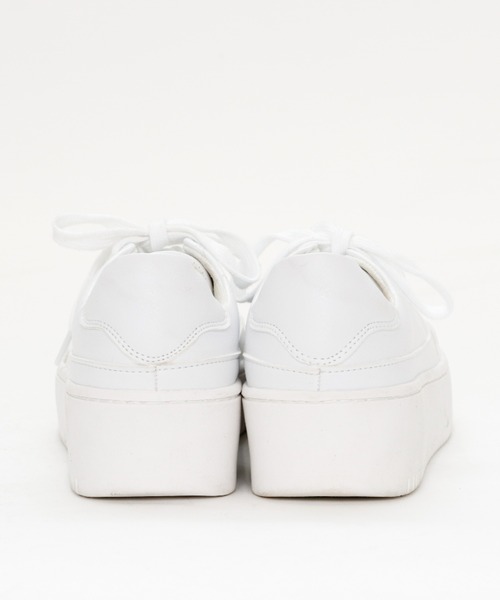VIVIAN(ヴィヴィアン)の「厚底レースアップスニーカー(スニーカー・レディース・ホワイト×グレー/ホワイト/ベージュ/ブラック・S/LL/M/L/XL)」の8枚目の写真