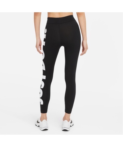 NIKE（ナイキ）の「ナイキ NIKE ナイキ ウィメンズ NSW エッセンシャル JDI タイツ HW（レギンス/スパッツ・レディース・ブラック×ホワイト・L/M/XL/S）」の5枚目の写真
