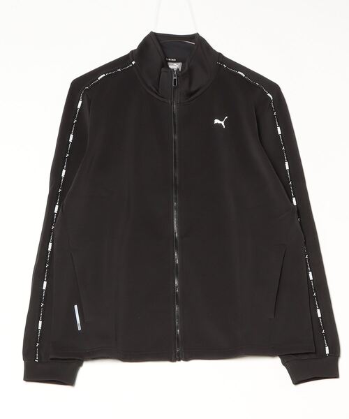 PUMA（プーマ）の「プーマ PUMA トレーニング ジャケット（ジャージ・レディース・ブラック/コバルトブルー・XL/M/S/L）」の2枚目の写真