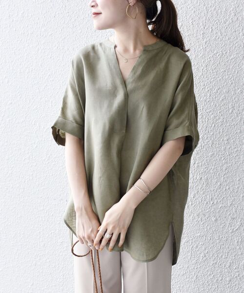 SHIPS for women - 新品 SHIPS ギャザースキッパーブラウス SHIPS for women - 新品 SHIPS ギャザースキッパーブラウスの