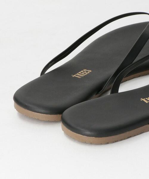 TKEES（ティキーズ）の「＜TKEES＞LINERS レザービーチサンダル¨（サンダル・レディース・ブラック・7/5/8/6）」の6枚目の写真