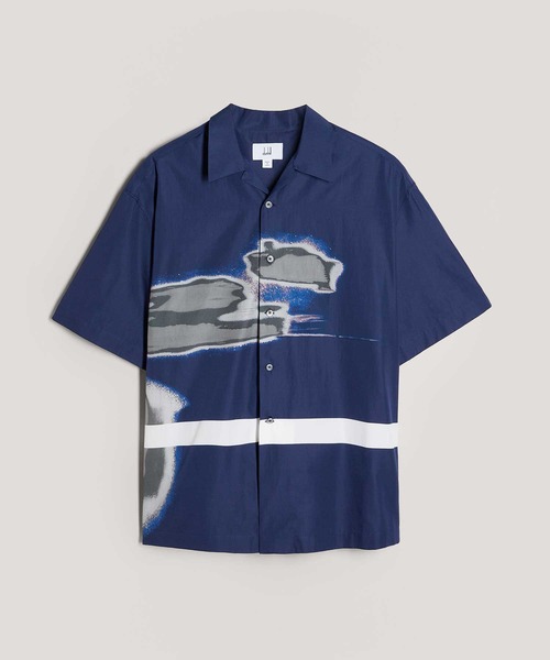 dunhill（ダンヒル）の「アブレージョン ショートスリーブ ラウンジシャツ【返却】（シャツ/ブラウス・メンズ・インディゴブルー・S/M/L）」の2枚目の写真