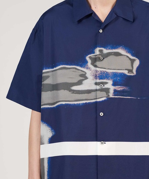 dunhill（ダンヒル）の「アブレージョン ショートスリーブ ラウンジシャツ【返却】（シャツ/ブラウス・メンズ・インディゴブルー・S/M/L）」の3枚目の写真
