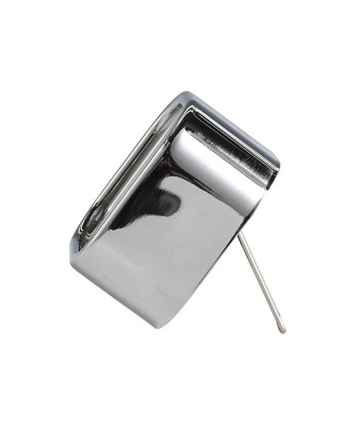 DULTON（ダルトン）の「SQUARE ALARM CLOCK CHROME/目覚まし時計（置時計・メンズ・シルバー・FREE）」の4枚目の写真