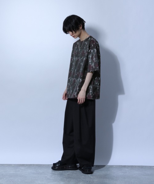 HARE（ハレ）の「HAZYパターンプルオーバー(HARE)（シャツ/ブラウス・メンズ・ブラック系その他/パープル系その他・SMALL/MEDIUM）」の13枚目の写真