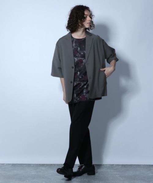 HARE（ハレ）の「HAZYパターンプルオーバー(HARE)（シャツ/ブラウス・メンズ・ブラック系その他/パープル系その他・SMALL/MEDIUM）」の17枚目の写真