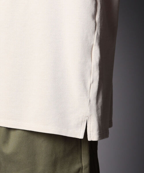 GLOSTER（グロスター）の「【unlume/アンルーム】OLIVIER TEE ショートスリーブTシャツ（Tシャツ/カットソー・メンズ・ベージュ/ブラック・L/M）」の12枚目の写真