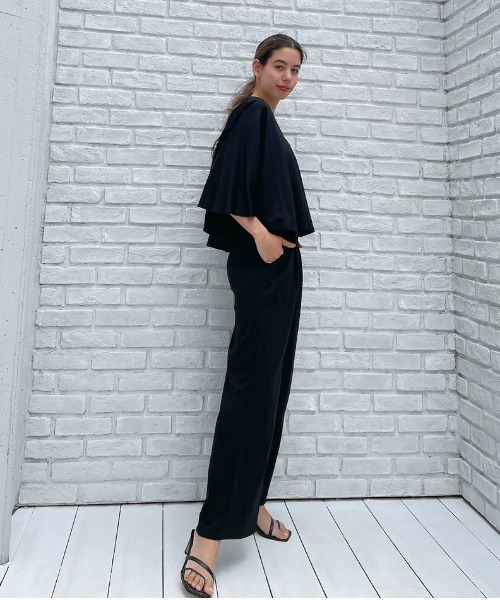 Vicente（ヴィセンテ）の「Easy fit pants（その他パンツ・レディース・ブラウン/ブラック・FREE）」の3枚目の写真