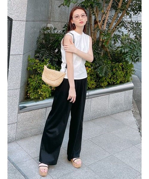 Vicente（ヴィセンテ）の「Easy fit pants（その他パンツ・レディース・ブラウン/ブラック・FREE）」の9枚目の写真