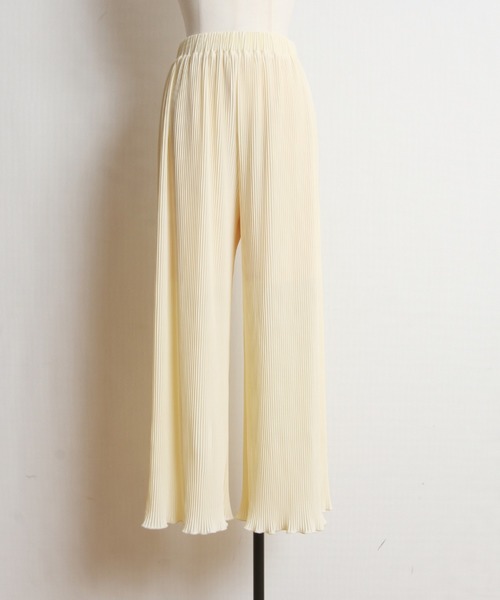 &. NOSTALGIA（アンドドットノスタルジア）の「プリーツカットパンツ（その他パンツ・レディース・アイボリー/グレイッシュブルー・FREE）」の20枚目の写真