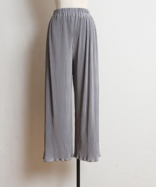 &. NOSTALGIA（アンドドットノスタルジア）の「プリーツカットパンツ（その他パンツ・レディース・アイボリー/グレイッシュブルー・FREE）」の21枚目の写真