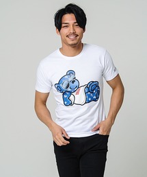 SILVER BULLET（シルバーバレット）の「『RUMSODA/ラムソーダ』ベアプリントクルーネック半袖Tシャツ【st】（Tシャツ/カットソー・メンズ）」