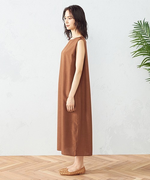 COMME CA ISM（コムサイズム）の「ノースリーブワンピース（ワンピース・レディース・ブラック/ブラウン/オレンジ・MEDIUM/LARGE）」の8枚目の写真