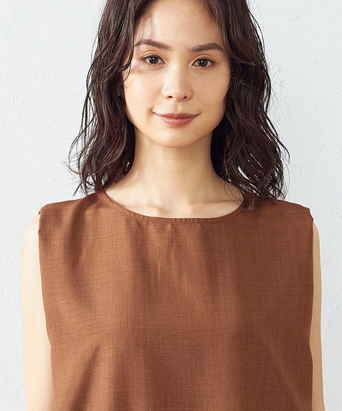 COMME CA ISM（コムサイズム）の「ノースリーブワンピース（ワンピース・レディース・ブラック/ブラウン/オレンジ・MEDIUM/LARGE）」の10枚目の写真