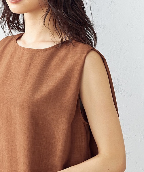 COMME CA ISM（コムサイズム）の「ノースリーブワンピース（ワンピース・レディース・ブラック/ブラウン/オレンジ・MEDIUM/LARGE）」の11枚目の写真