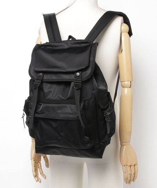 603（ロクマルサン）の「603 4ポケットナイロンリュック（バックパック/リュック・レディース・ブラック・FREE）」の5枚目の写真