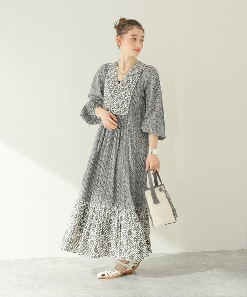 ワンピース SARA MALLIKA COTTON LUREX DOUBLE FLOWER sara mallika(サラ マリカ)の「【SARA MALLIKA】COTTON LUREX