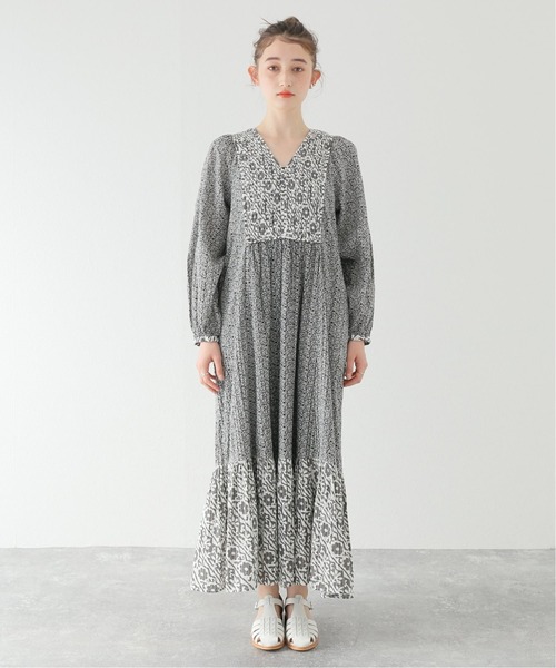 ワンピース SARA MALLIKA COTTON LUREX DOUBLE FLOWER sara mallika（サラ マリカ）の「【SARA MALLIKA】COTTON LUREX