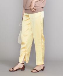 BEAUTY&YOUTH UNITED ARROWS | BY サテン ストレートスリットパンツ -ウォッシャブル- ：(その他パンツ)