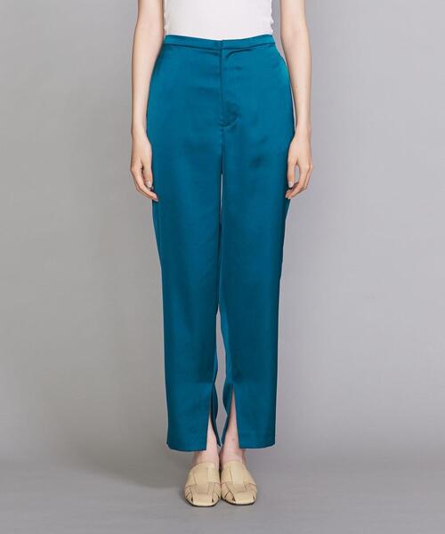 BEAUTY&YOUTH UNITED ARROWS（ビューティーアンドユースユナイテッドアローズ）の「BY サテン ストレートスリットパンツ -ウォッシャブル-（その他パンツ・レディース・クリーム/オレンジ/コバルトブルー・SMALL/MEDIUM）」の4枚目の写真