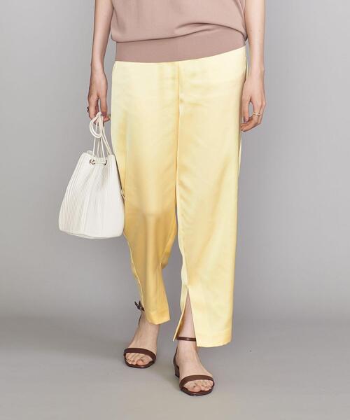 BEAUTY&YOUTH UNITED ARROWS（ビューティーアンドユースユナイテッドアローズ）の「BY サテン ストレートスリットパンツ -ウォッシャブル-（その他パンツ・レディース・クリーム/オレンジ/コバルトブルー・SMALL/MEDIUM）」の11枚目の写真