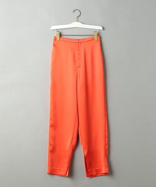 BEAUTY&YOUTH UNITED ARROWS（ビューティーアンドユースユナイテッドアローズ）の「BY サテン ストレートスリットパンツ -ウォッシャブル-（その他パンツ・レディース・クリーム/オレンジ/コバルトブルー・SMALL/MEDIUM）」の18枚目の写真