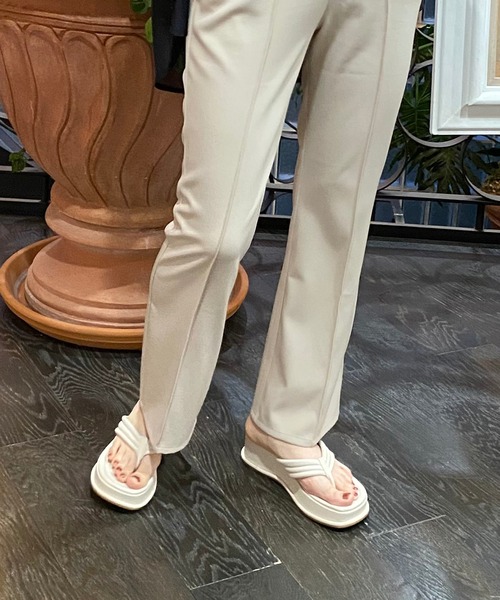 AS KNOW AS PINKY（アズノゥアズピンキー）の「HANAO厚底サンダル（サンダル・レディース・ベージュ/グリーン・M/L）」の11枚目の写真