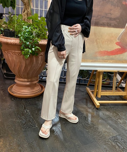 AS KNOW AS PINKY（アズノゥアズピンキー）の「HANAO厚底サンダル（サンダル・レディース・ベージュ/グリーン・M/L）」の12枚目の写真