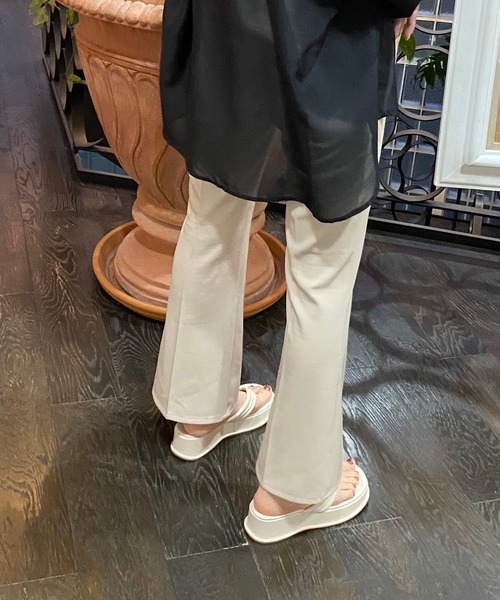 AS KNOW AS PINKY（アズノゥアズピンキー）の「HANAO厚底サンダル（サンダル・レディース・ベージュ/グリーン・M/L）」の13枚目の写真