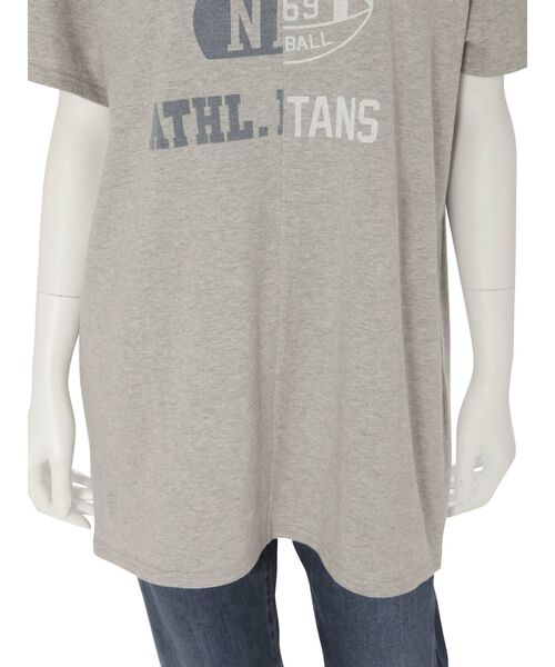 Ungrid（アングリッド）の「【10周年限定】リメイクビッグTee（Tシャツ/カットソー・レディース・ライトグレー/オフホワイト/チャコールグレー・FREE）」の20枚目の写真