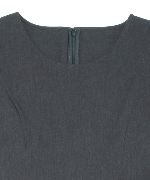 BEAMS LIGHTS Women's(ビームスライツ ウィメンズ)の「BEAMS LIGHTS / ペプラムキャップスリーブ パンツ セット オールインワン(つなぎ/オールインワン・レディース・ブラック/チャコールグレー/ベージュ/グリーン/ネイビー・36/38/40)」の22枚目の写真