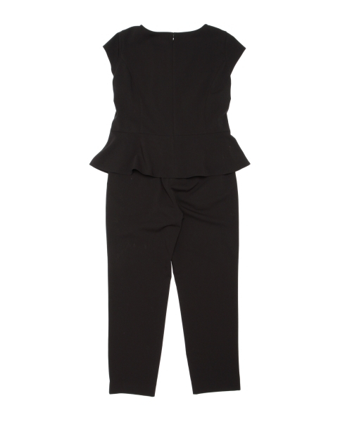 BEAMS LIGHTS Women's(ビームスライツ ウィメンズ)の「BEAMS LIGHTS / ペプラムキャップスリーブ パンツ セット オールインワン(つなぎ/オールインワン・レディース・ブラック/チャコールグレー/ベージュ/グリーン/ネイビー・36/38/40)」の12枚目の写真