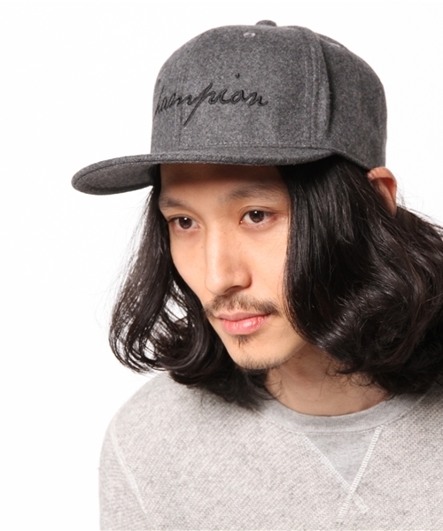 And A（アンドエー）の「Champion Wool Cap（キャップ・メンズ・ブラック/ネイビー/グレー・FREE）」の9枚目の写真