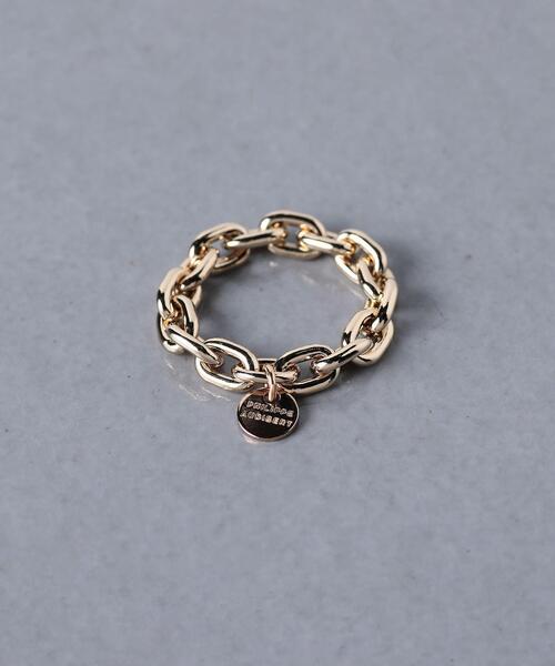 PHILIPPE AUDIBERT（フィリップ オーディベール）の「＜PHILIPPE AUDIBERT（フィリップ オーディベール）＞DILYS チェーン リング GLD（リング・レディース・ゴールド・FREE）」の4枚目の写真