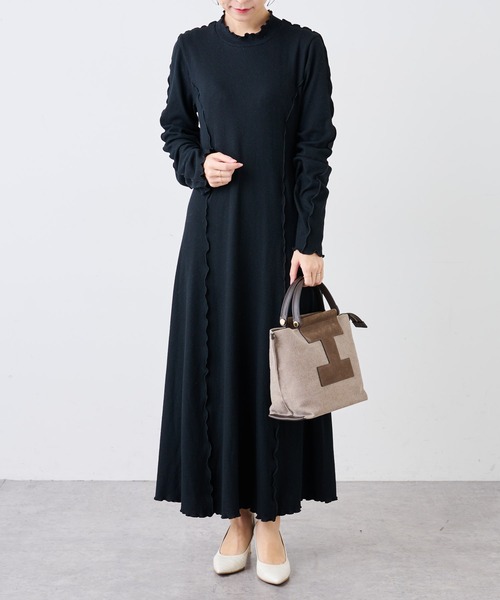 IACUCCI（イアクッチ）の「ソルベット S CANVAS/SUEDE（トートバッグ・レディース・グレー/ダークブラウン/グレイッシュベージュ・FREE）」の19枚目の写真