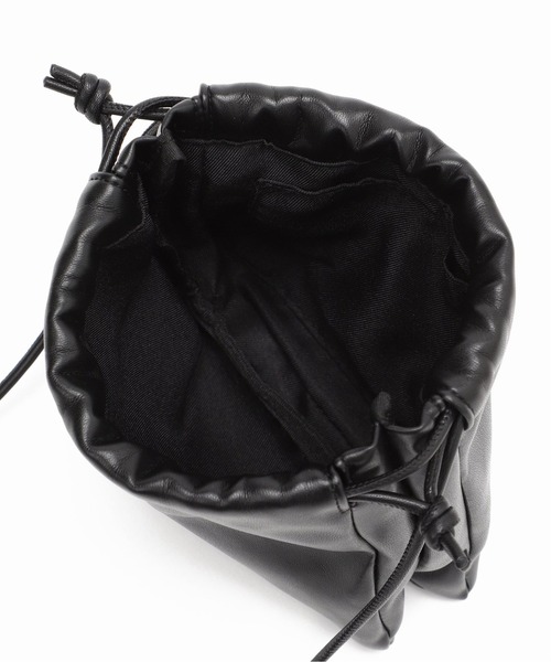 SLOBE IENA（スローブイエナ）の「【ESLOW/エスロー】ドローストリングショルダーバッグ◆（ショルダーバッグ・レディース・キャメル・FREE）」の16枚目の写真