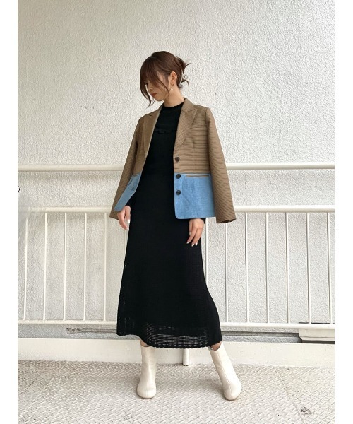 LILY BROWN⭐︎新品！半額以下！デニムジャケット、スカート