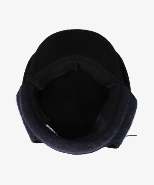 OVERRIDE（オーバーライド）の「OVERRIDE MILLED HUNTING EARLAP（ハンチング/ベレー帽・レディース・オリーブ/ブラック・M/57.5cm）」の15枚目の写真